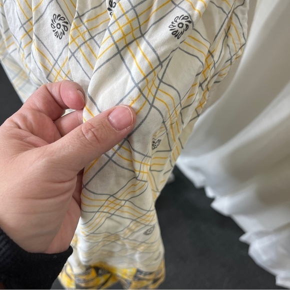 Vintage quilt pattern detail apron - Picture 4 of 6